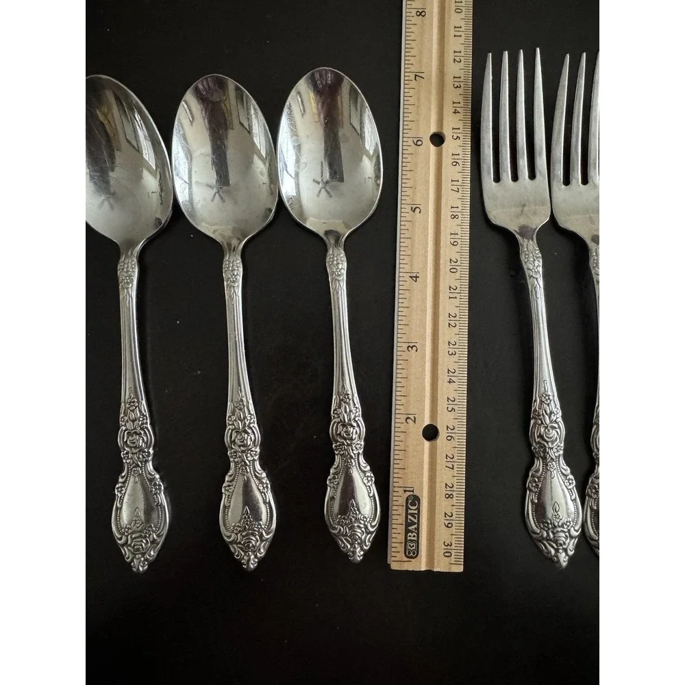 Oneida WORDSWORTH Stainless Flatware‎ 9 Pieces Spoon Fork Knife